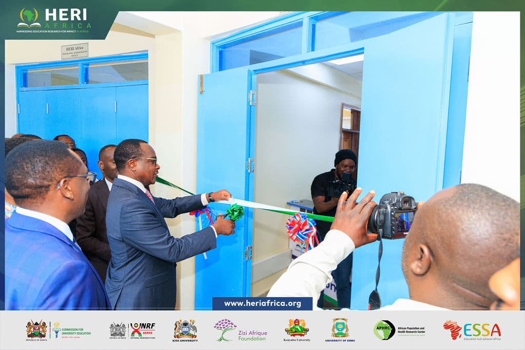 HERI Africa research offices ribbon-cutting at Kisii University
