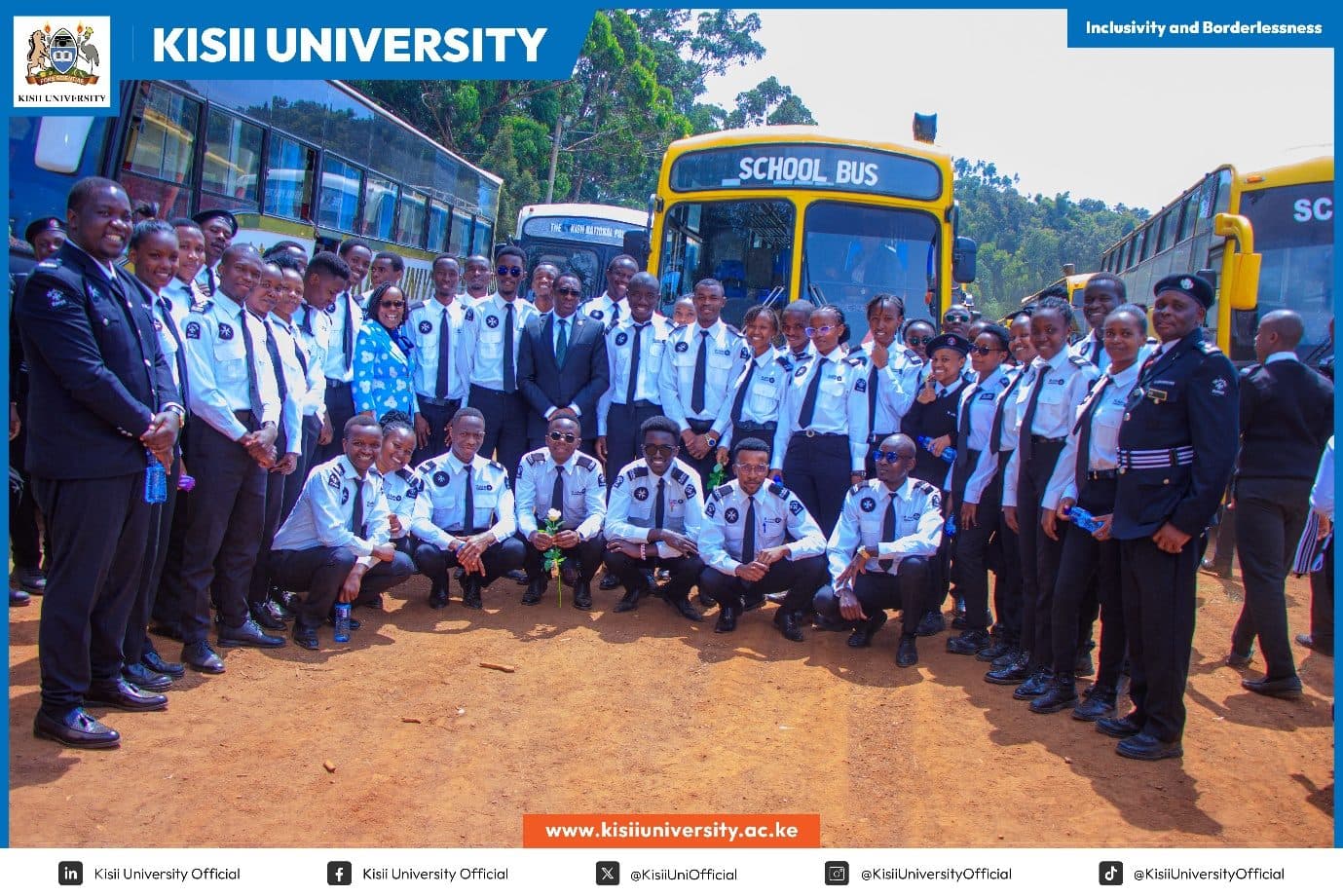 Kisii University members at the 95th St. John Annual Parade